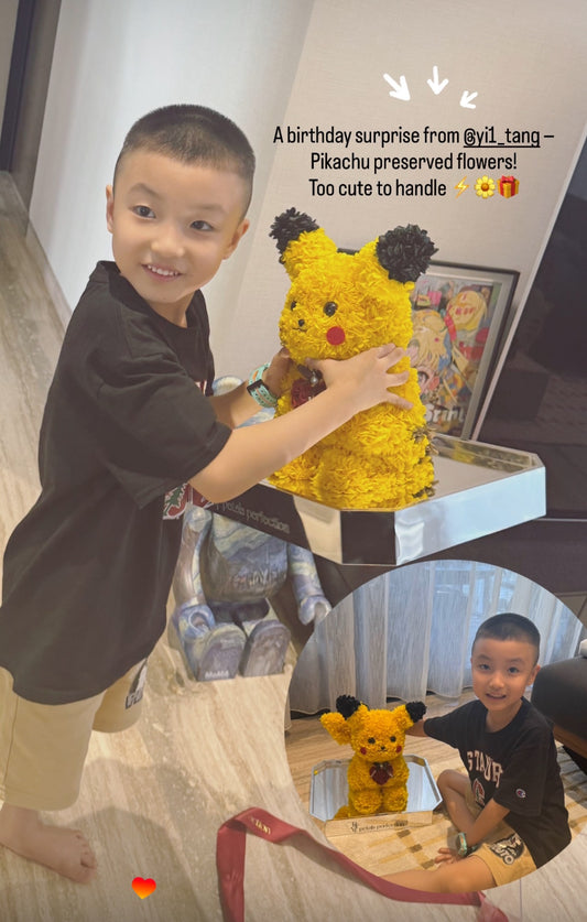 Pikachu Preserved Flowers Box 🇸🇬 SG In Stock