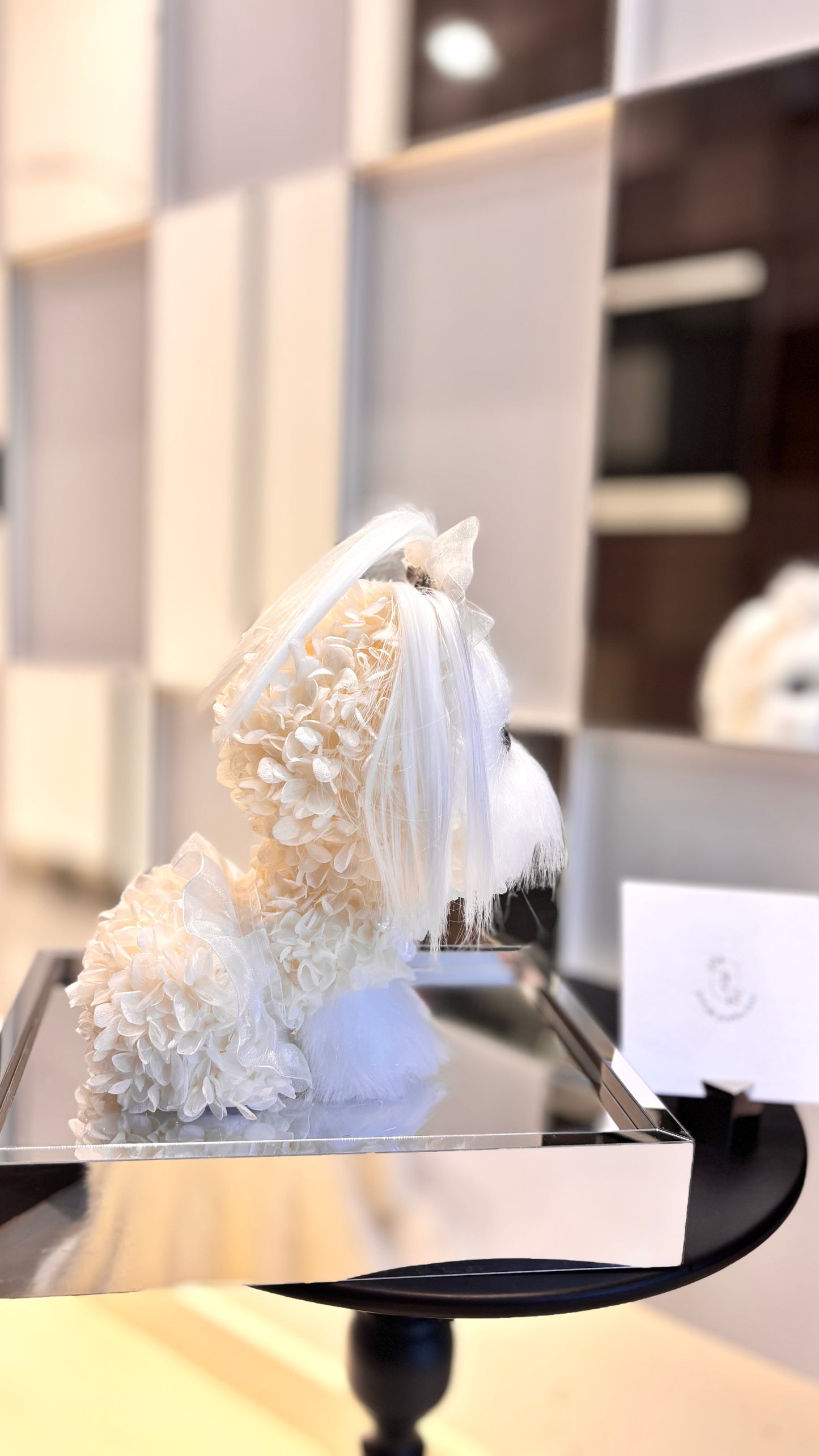 Maltese Puppy Love Everlasting Flowers Box 🤍