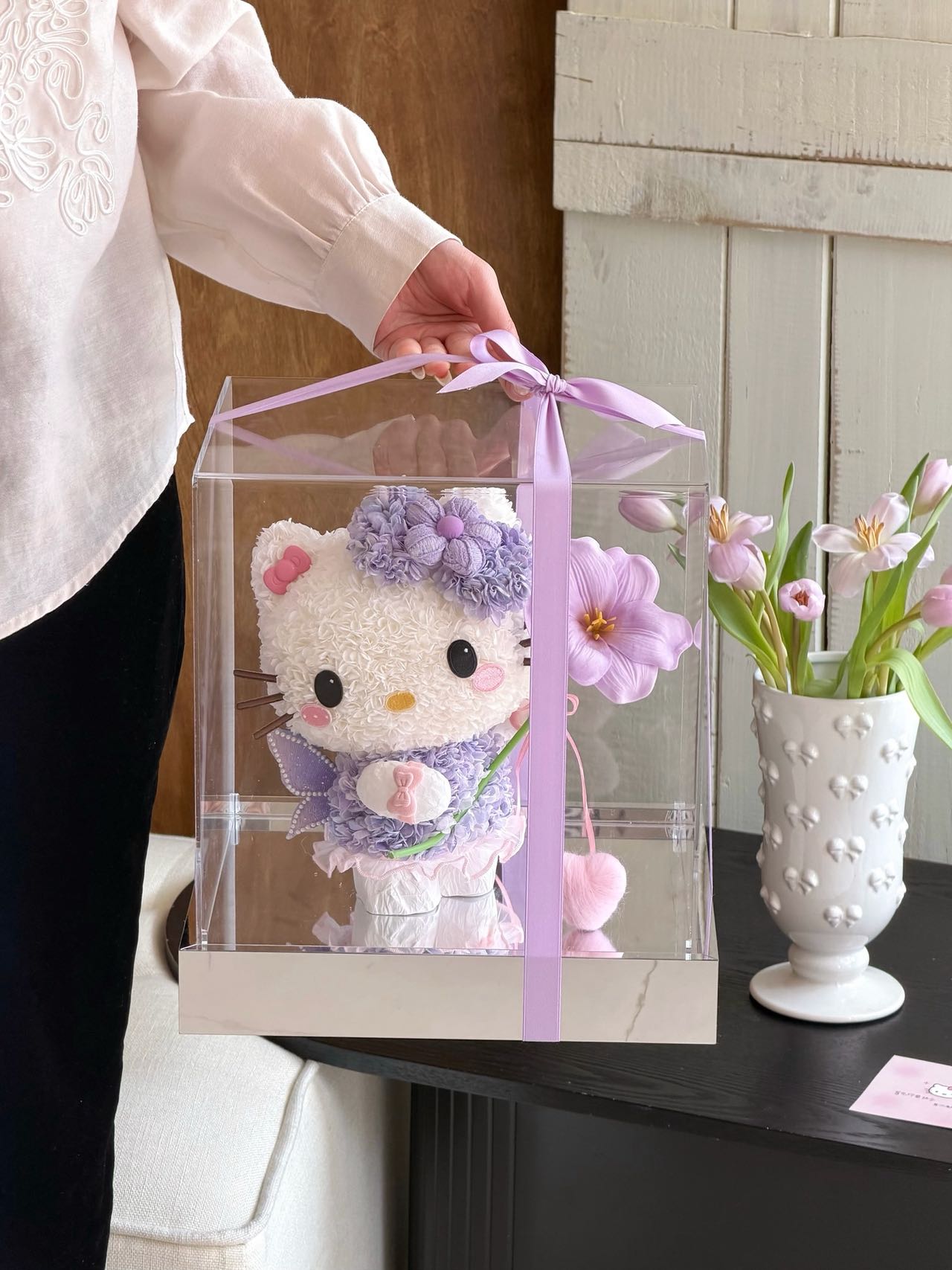 Fairy Kitty Preserved Flowers Box