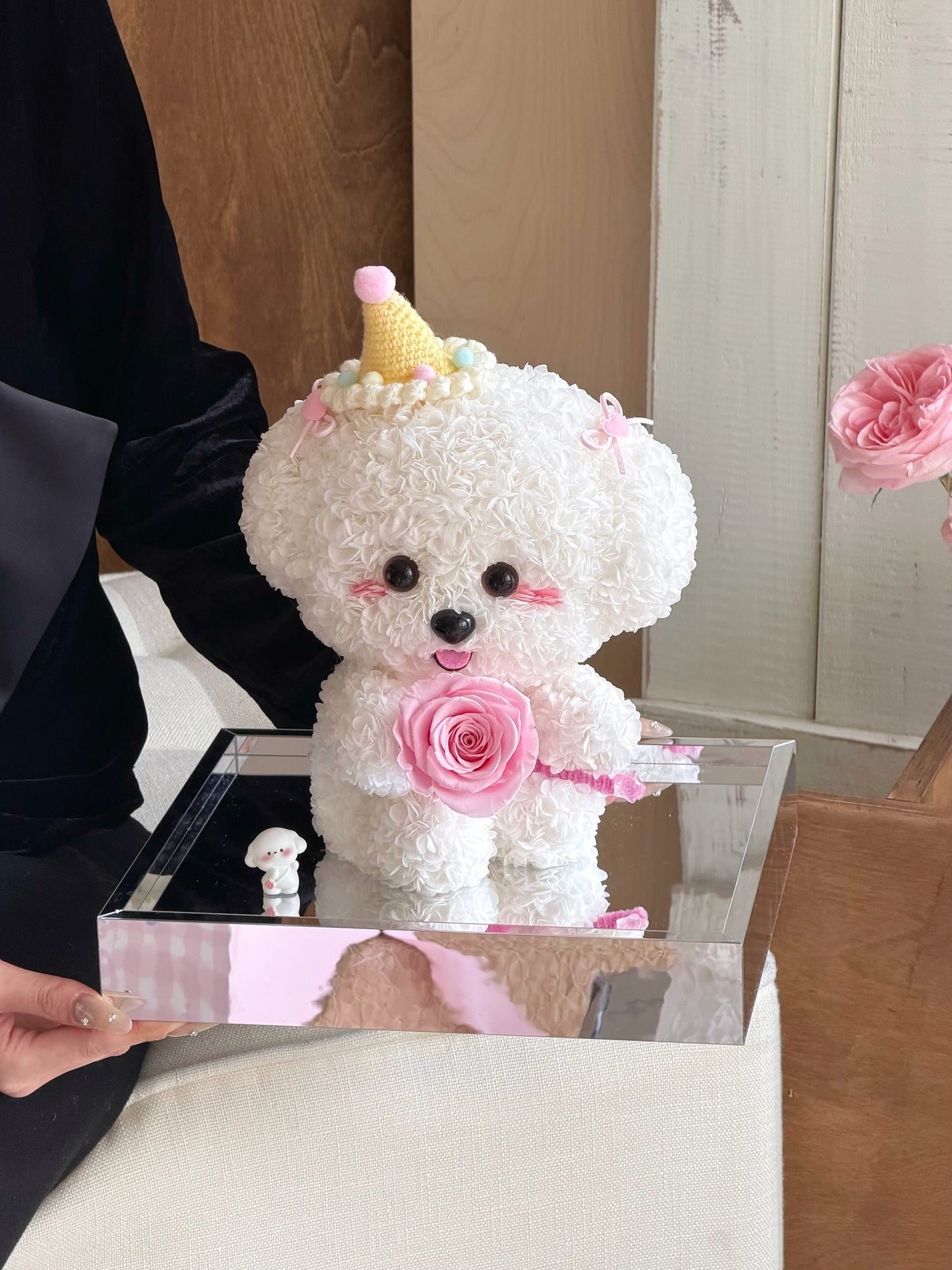 Puppy Love Preserved Flowers Box 🌸