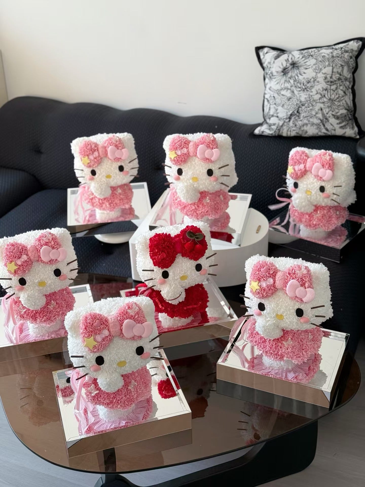 Ballet Kitty 🎀 Preserved Flowers Box 🇸🇬 SG In Stock