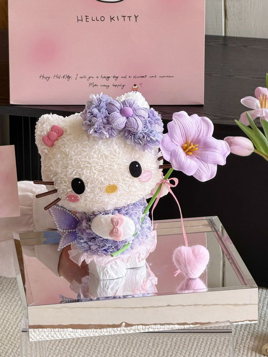 Fairy Kitty Preserved Flowers Box