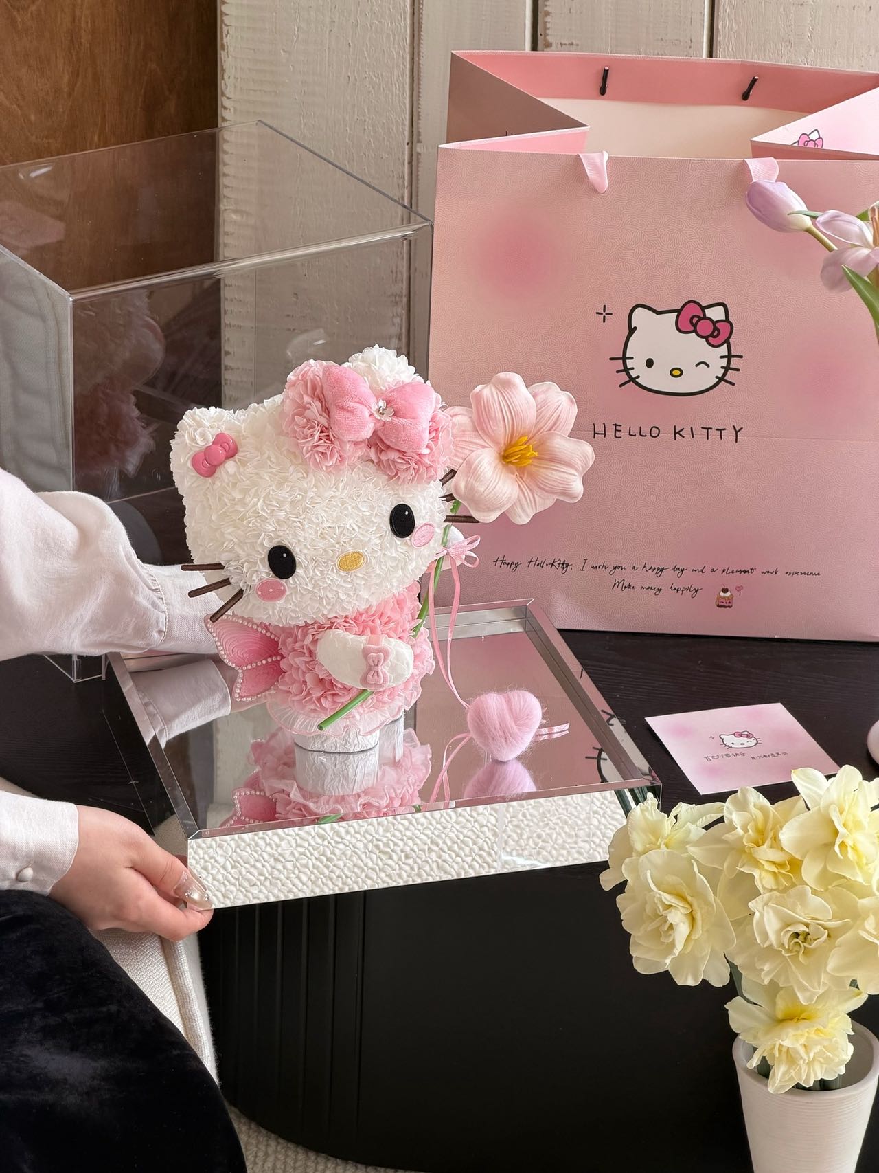 Fairy Kitty Preserved Flowers Box