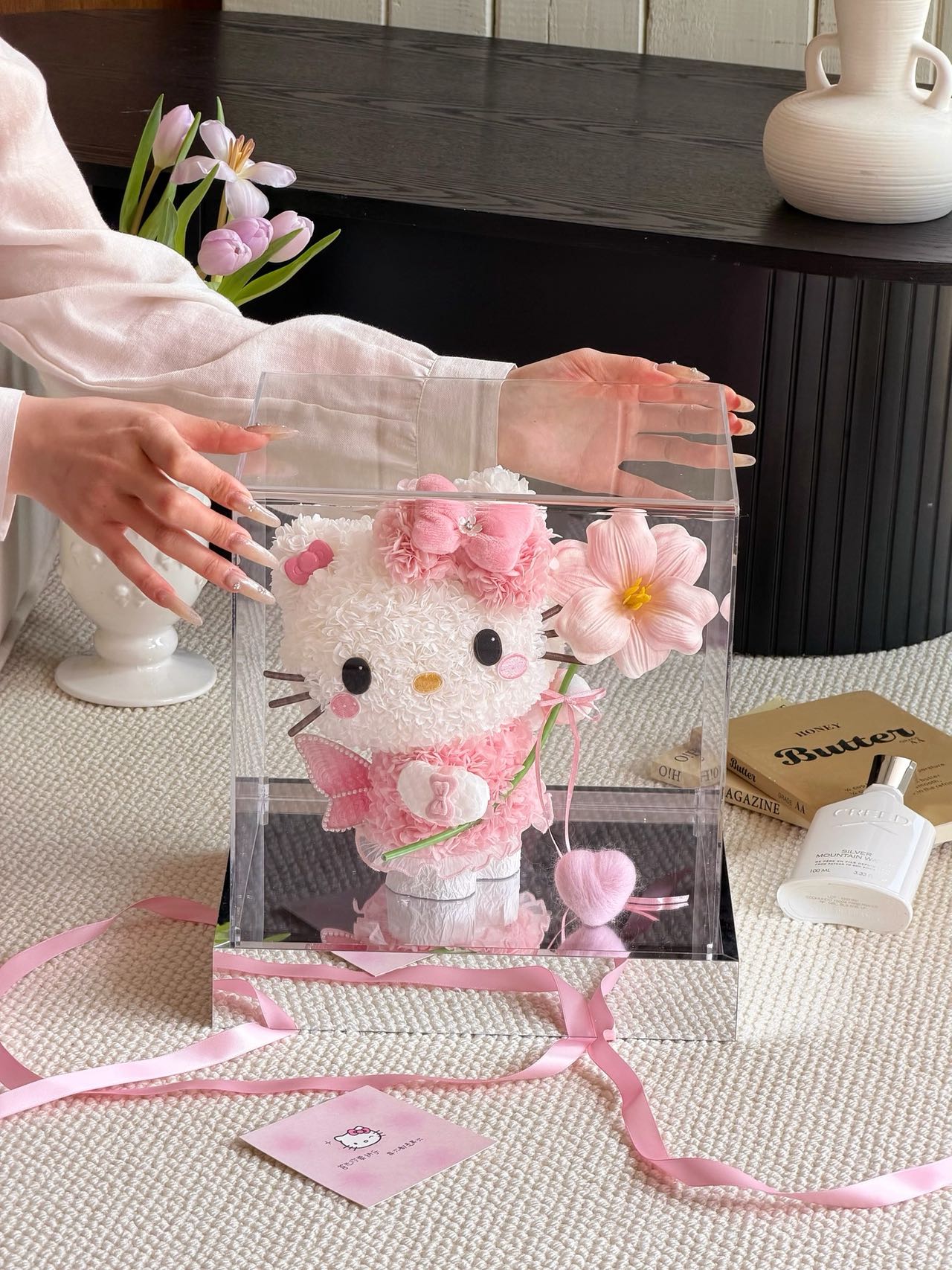 Fairy Kitty Preserved Flowers Box