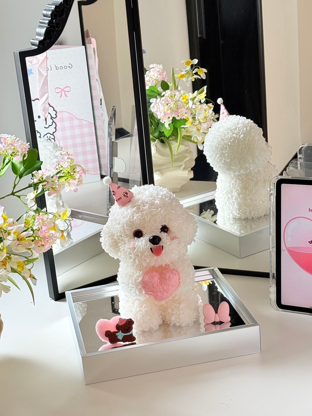 Puppy Love Preserved Flowers Box 💕