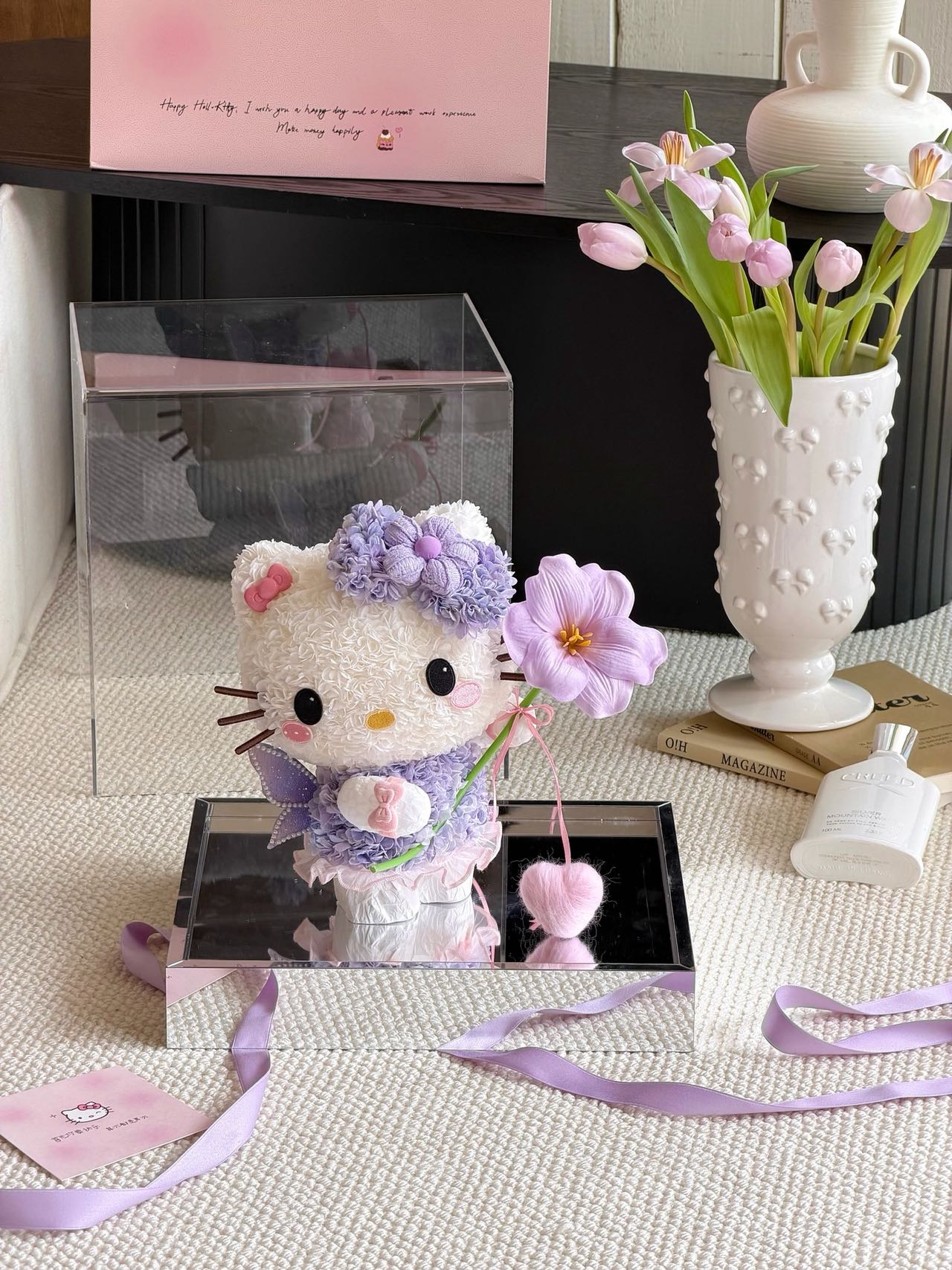 Fairy Kitty Preserved Flowers Box