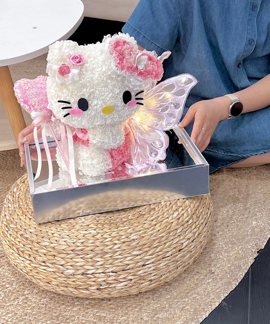 Butterfly Kitty Preserved Flowers Box