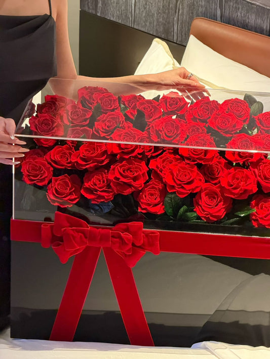 Kenya Roses Sea Preseved Flowers Gift Box - Large Size 🇸🇬 SG In Stock