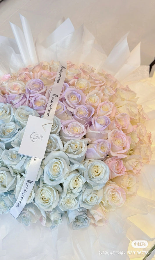 Aurora Fresh Roses Bouquet 99stk