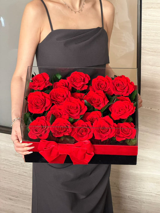 Kenya Roses Sea Preseved Flowers Gift Box - Small Size 🇸🇬 SG In Stock