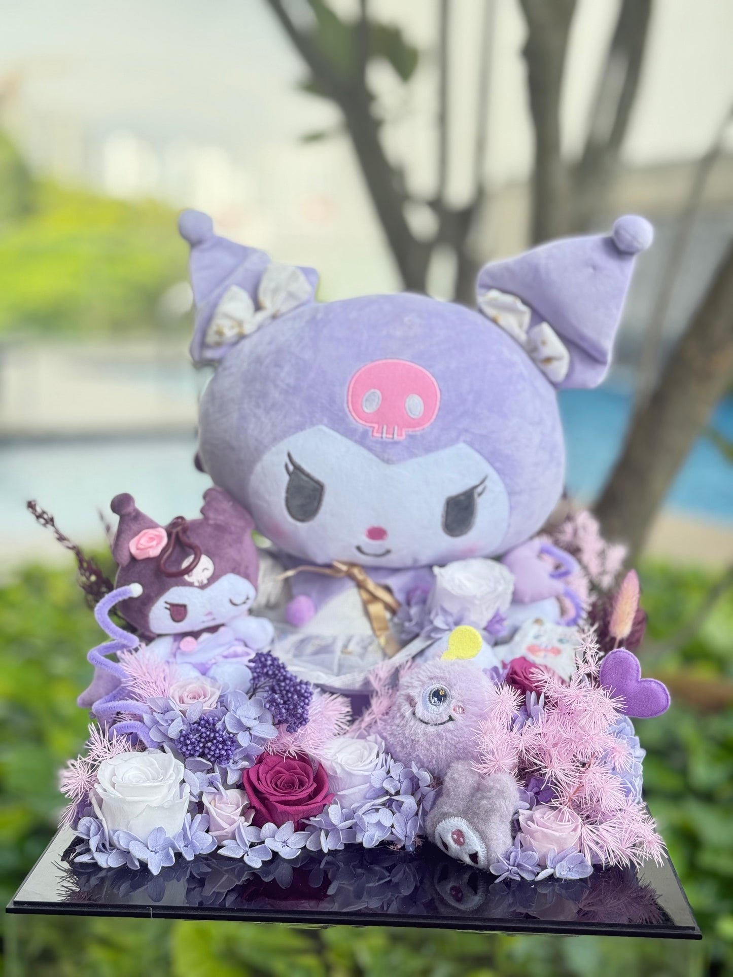 Kuromi Preserved Flowers Garden