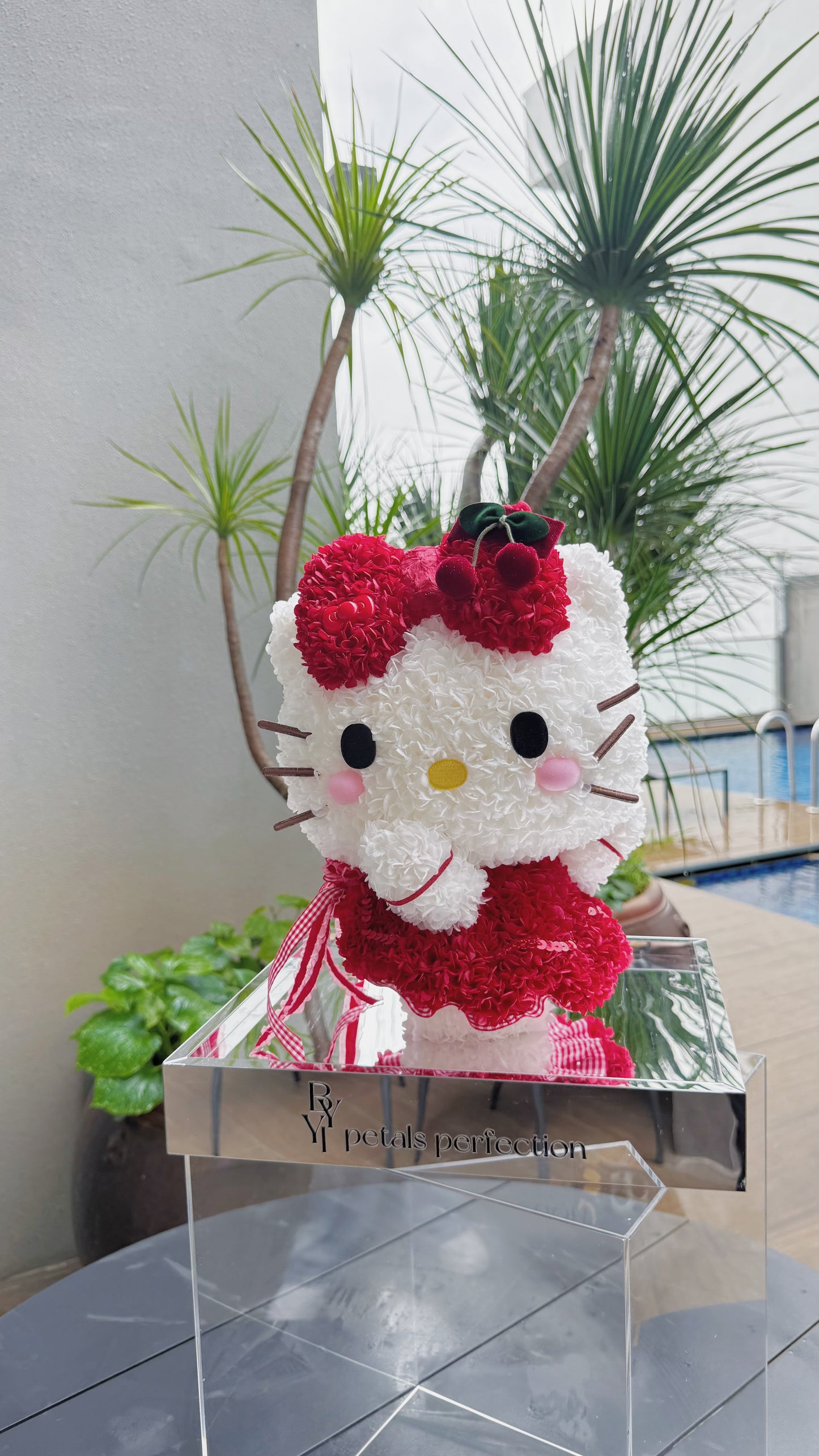 Ballet Kitty ❤️ Preserved Flowers Box🇸🇬 SG In Stock