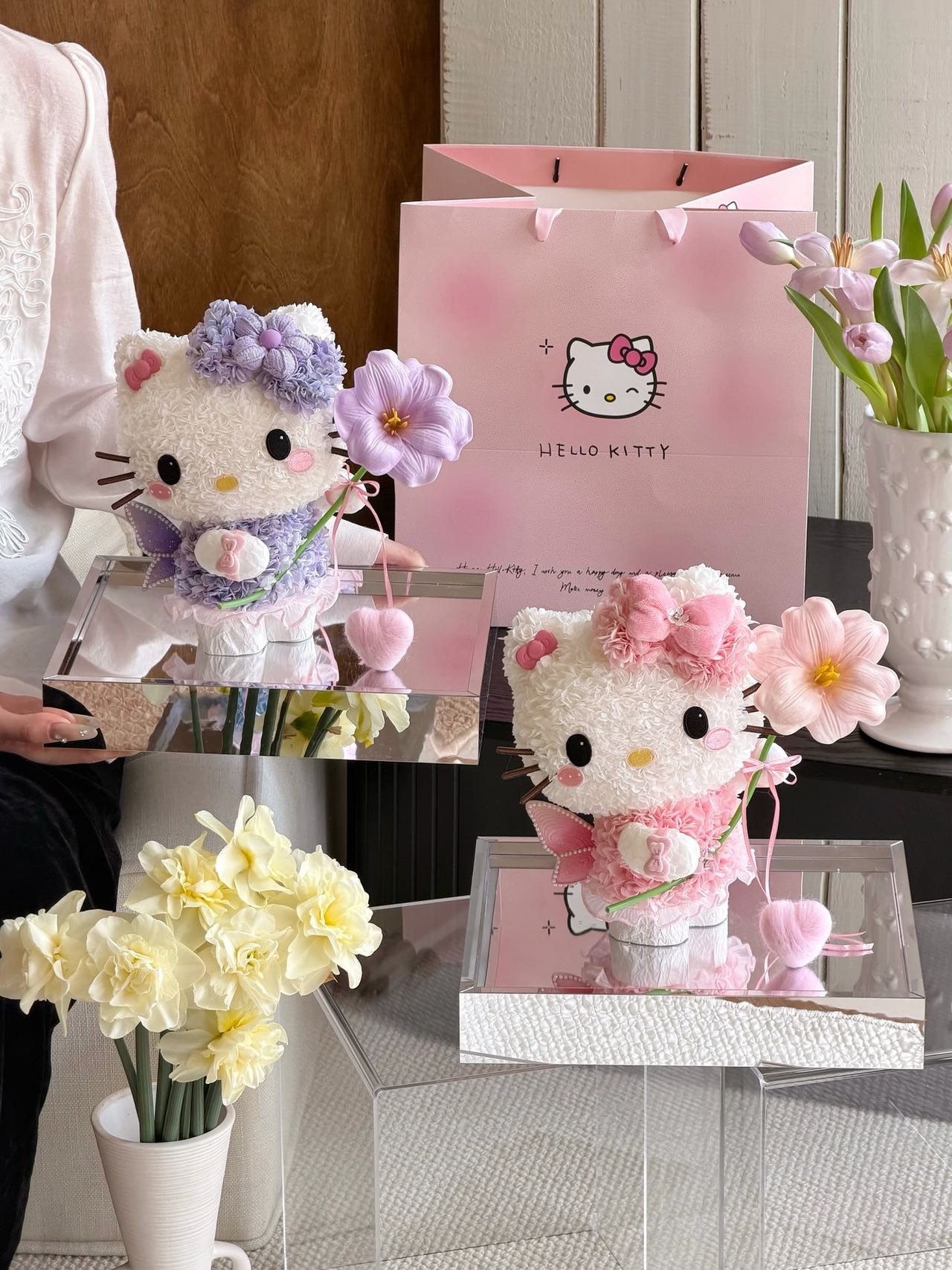 Fairy Kitty Preserved Flowers Box
