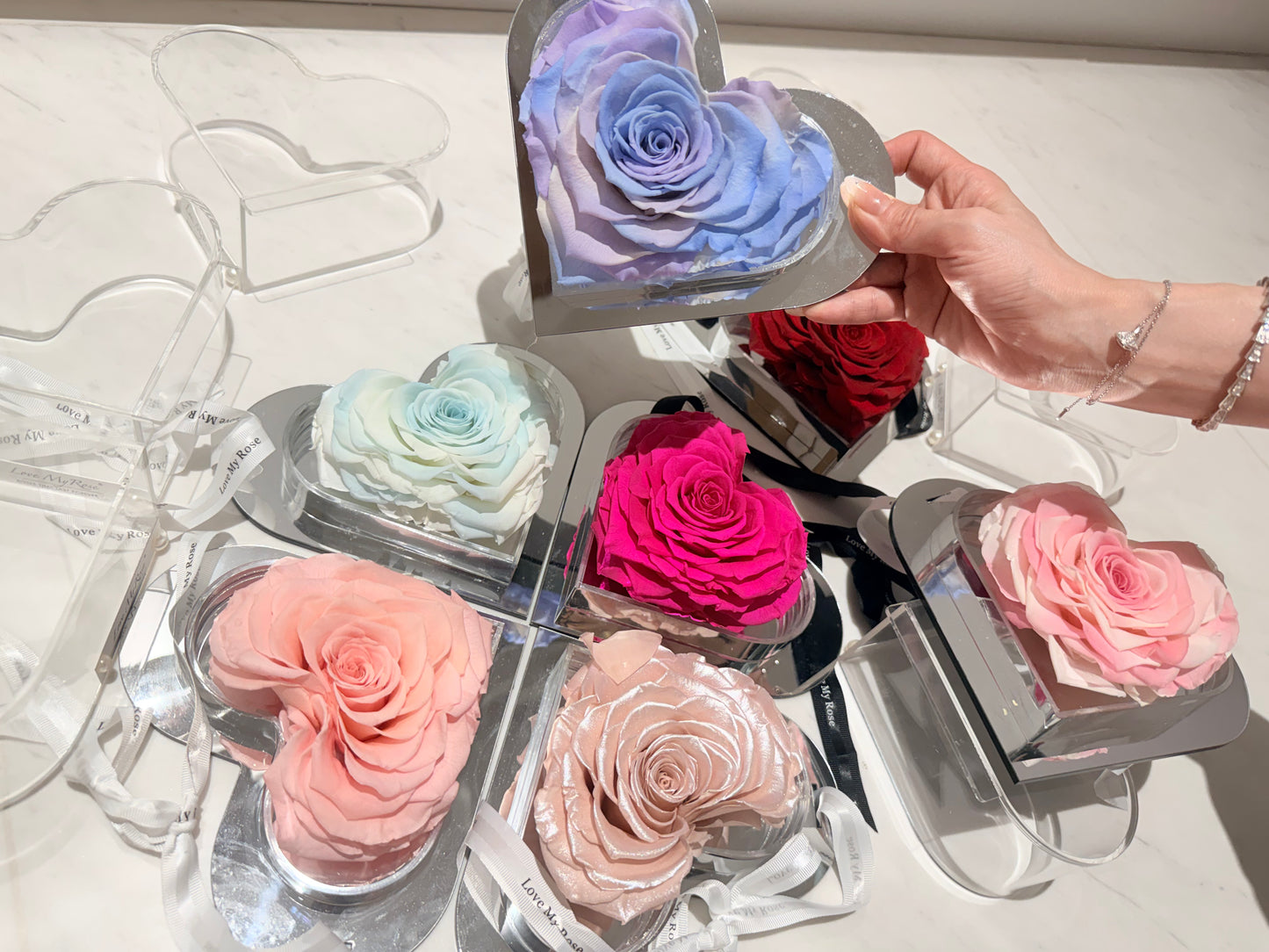 Heart Shaped Ecuador Preserved Rose 🌹