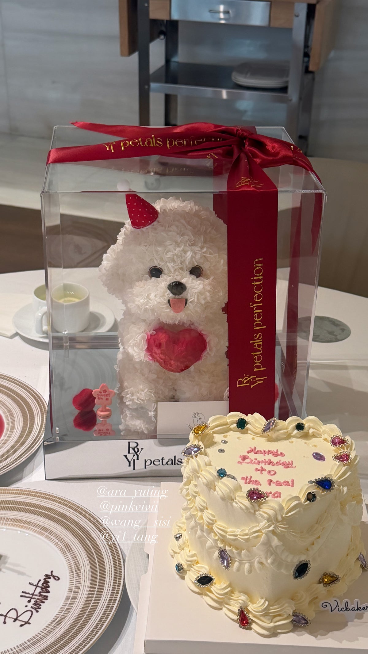 Puppy Love Preserved Flowers Box ❤️