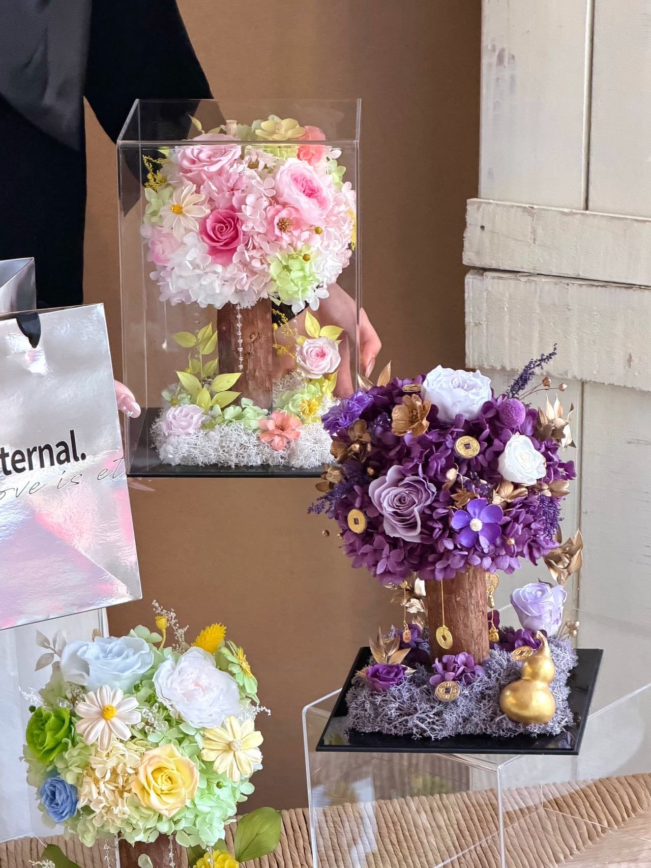 Lucky Tree Preserved Flowers Box 💜