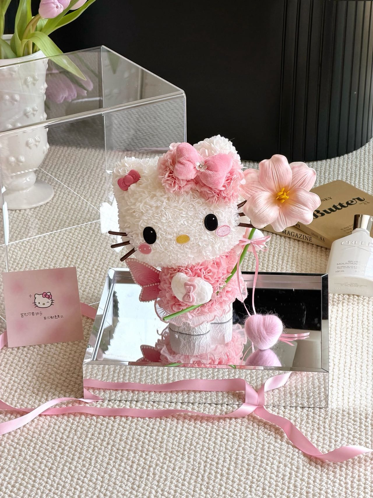 Fairy Kitty Preserved Flowers Box