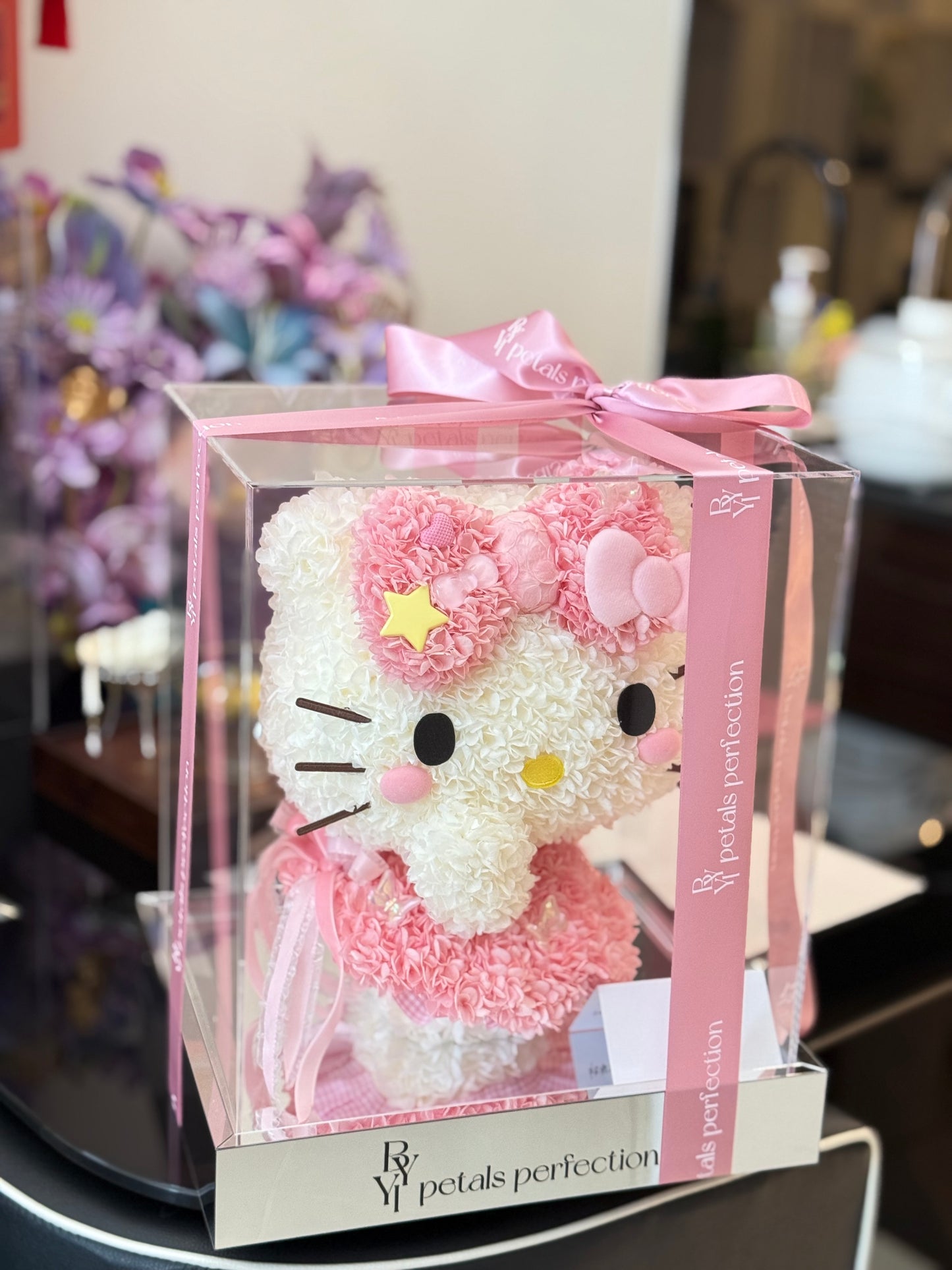 Ballet Kitty 🎀 Preserved Flowers Box 🇸🇬 SG In Stock