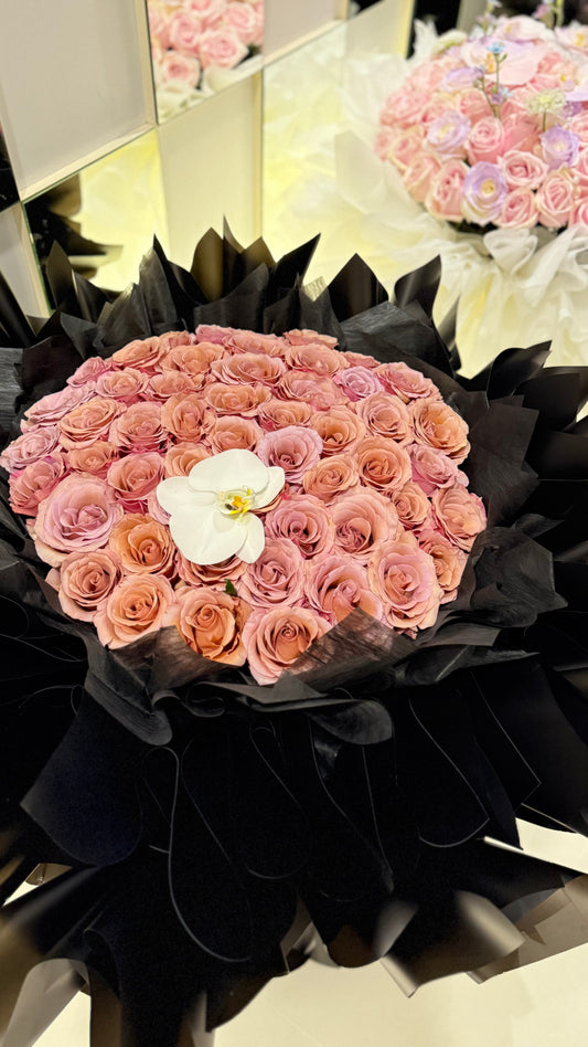 Moab Fresh Roses Bouquet 60stk