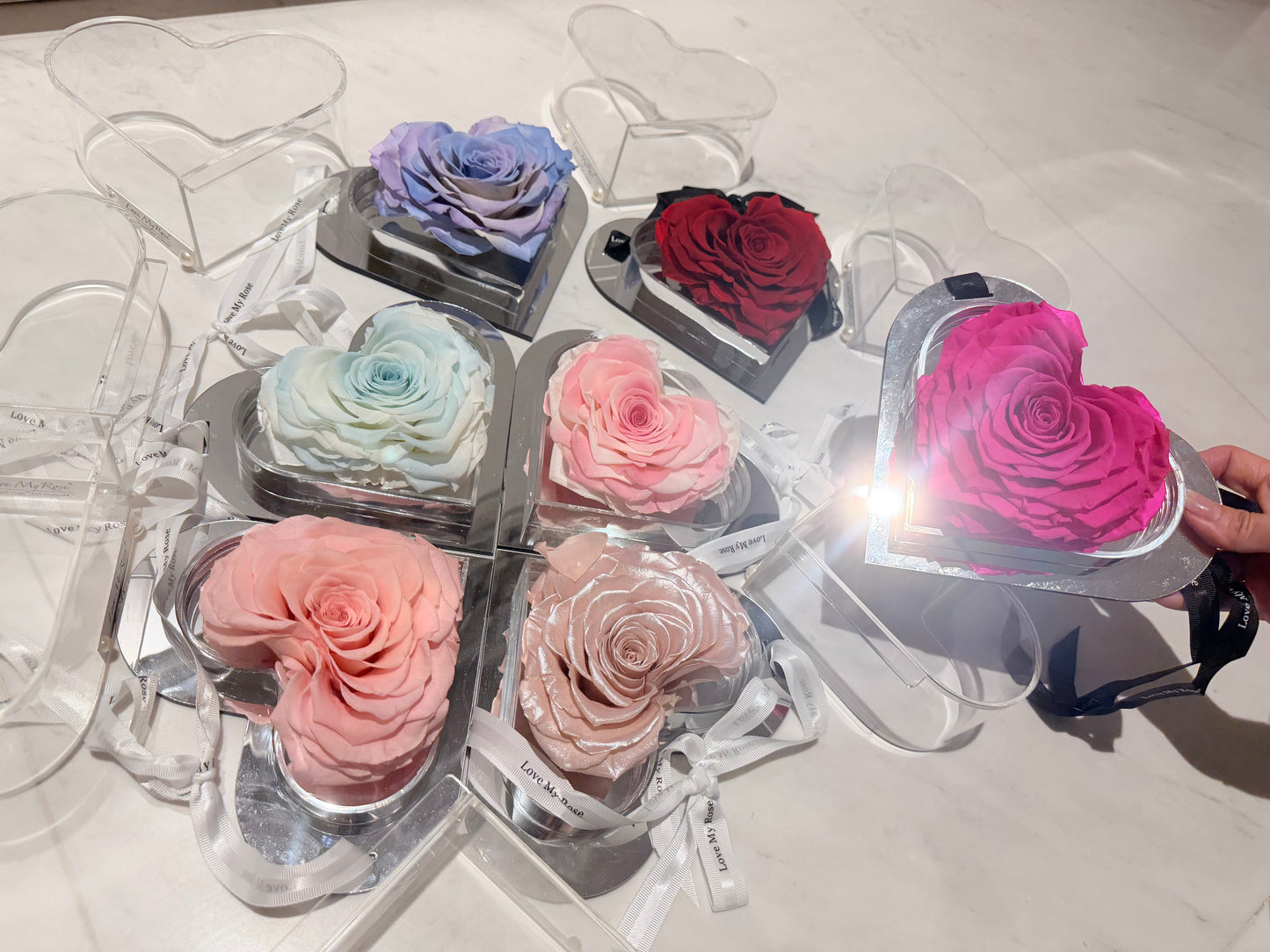 Heart Shaped Ecuador Preserved Rose 🌹