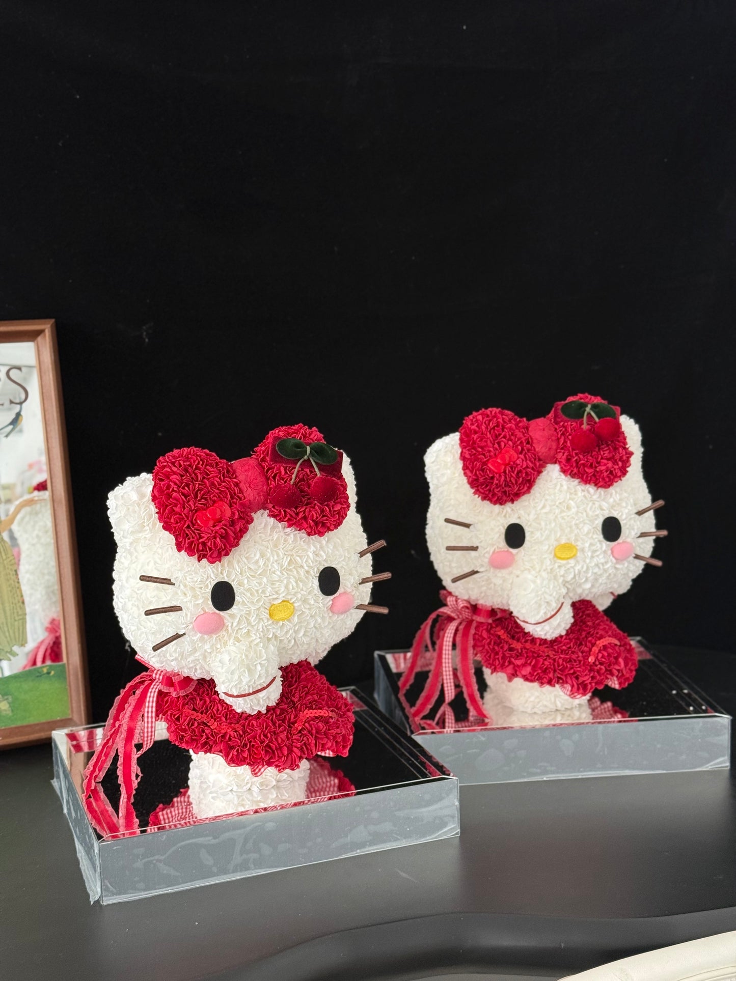 Ballet Kitty 🎀 Preserved Flowers Box 🇸🇬 SG In Stock