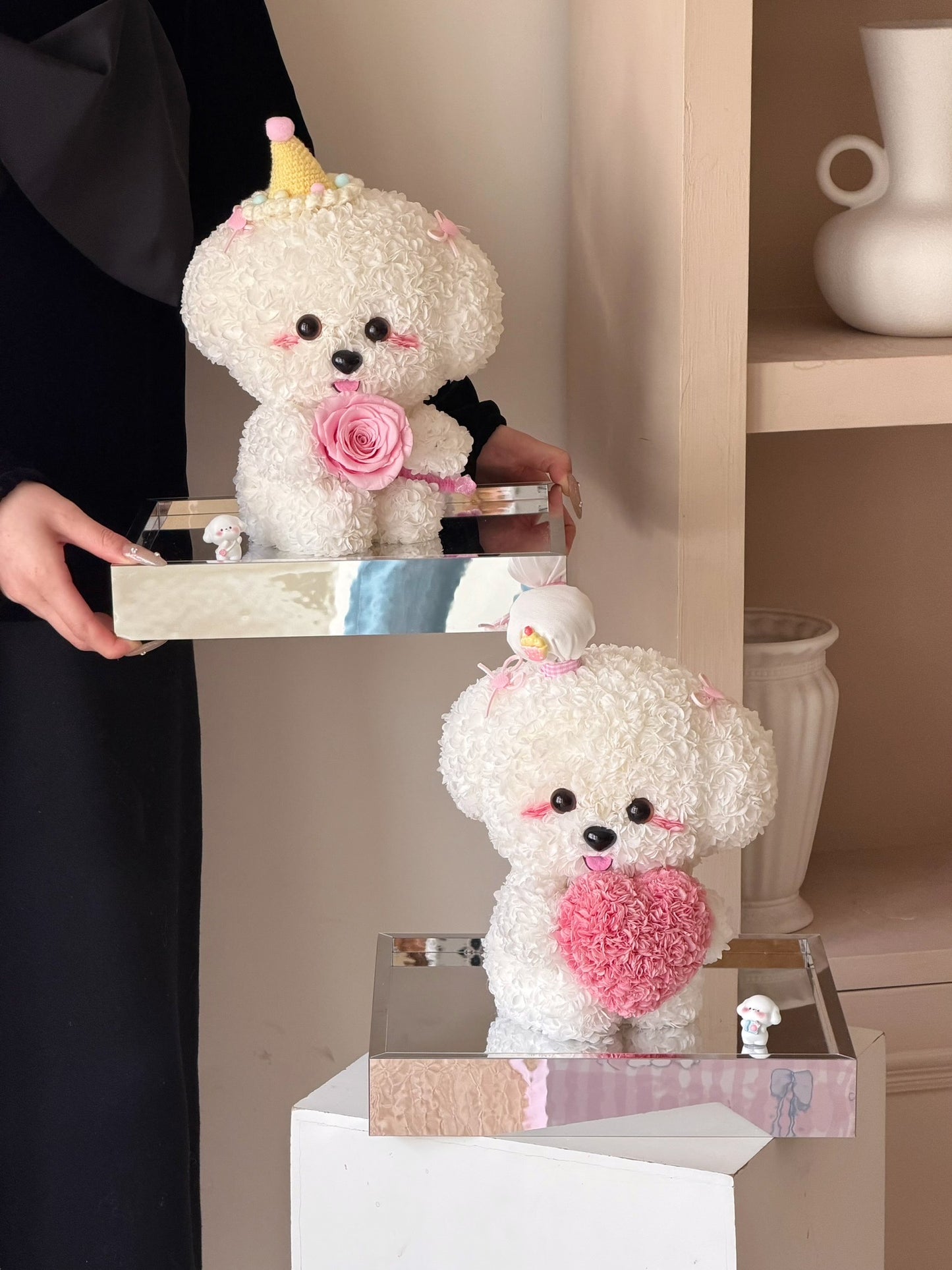 Puppy Love Preserved Flowers Box 🩷