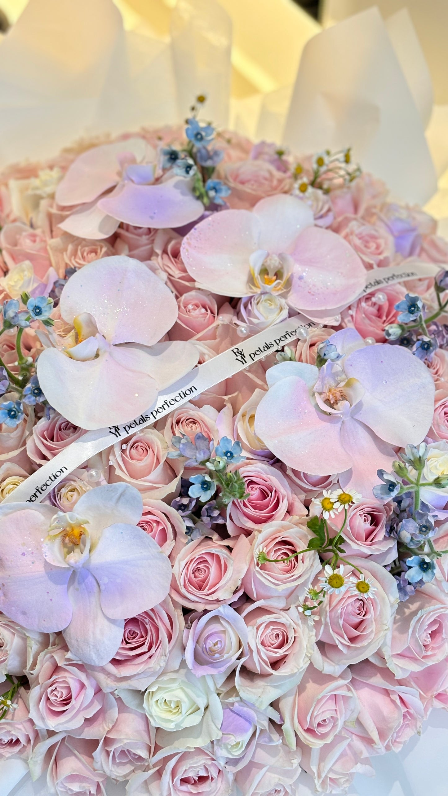 Fresh Pink Roses Bouquet 🩷Pink Fairytale 99stk