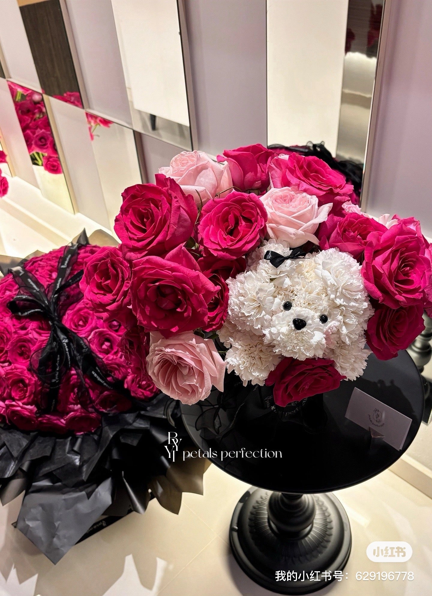 Puppy Love Fresh Roses Box