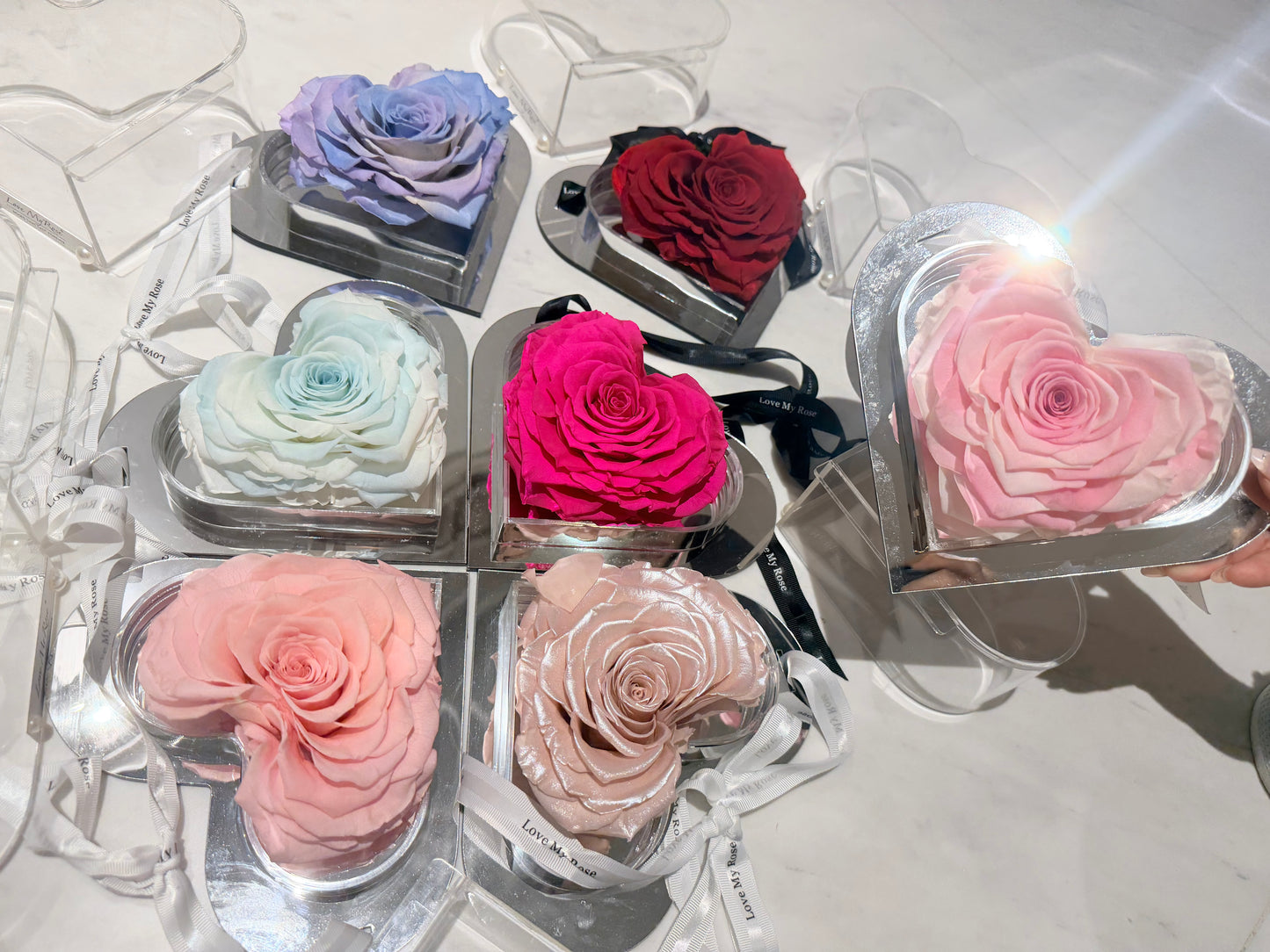 Heart Shaped Ecuador Preserved Rose 🌹