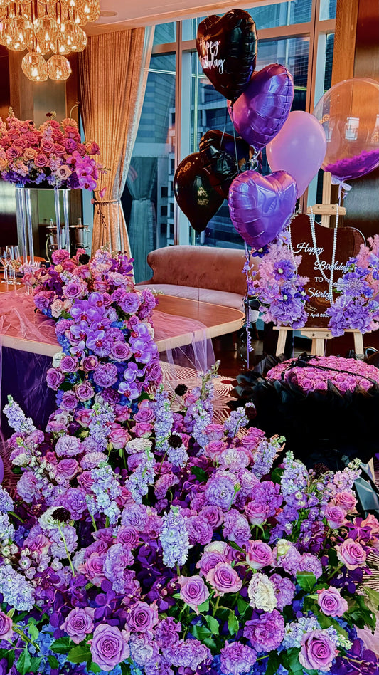 Birthday Celebration Flowers Decorations Arrangements