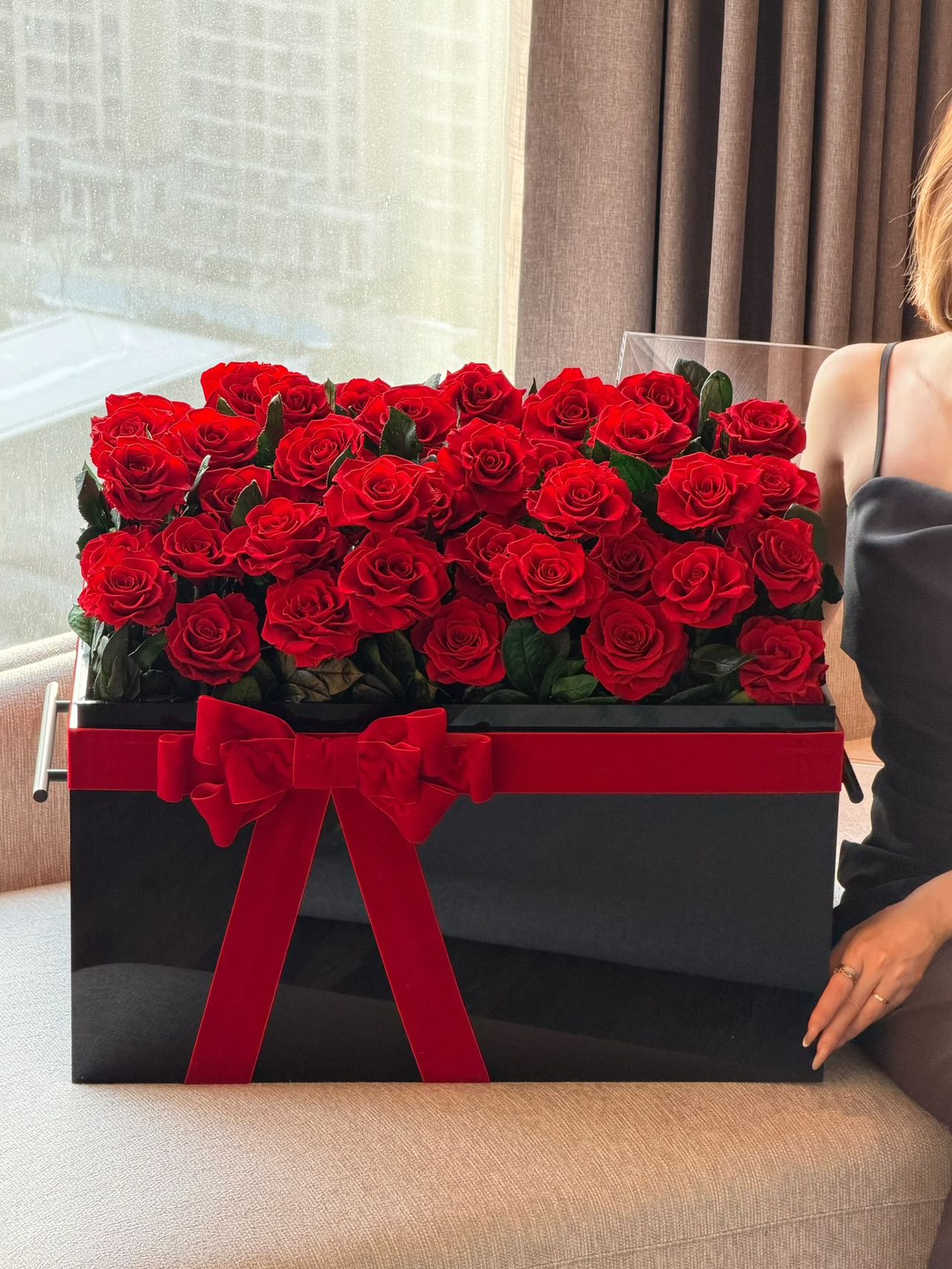 Kenya Roses Sea Preseved Flowers Gift Box - Large Size 🇸🇬 SG In Stock