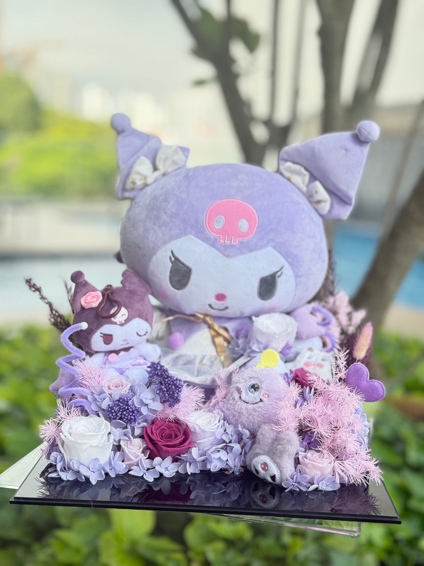 Kuromi Preserved Flowers Garden