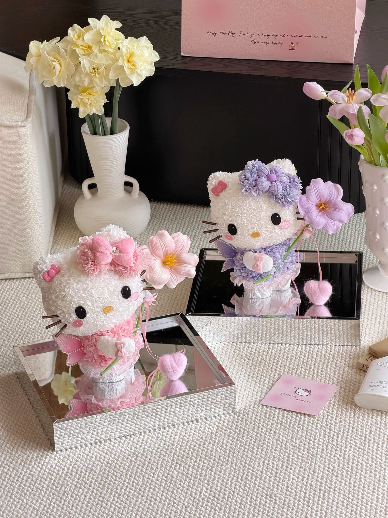 Fairy Kitty Preserved Flowers Box