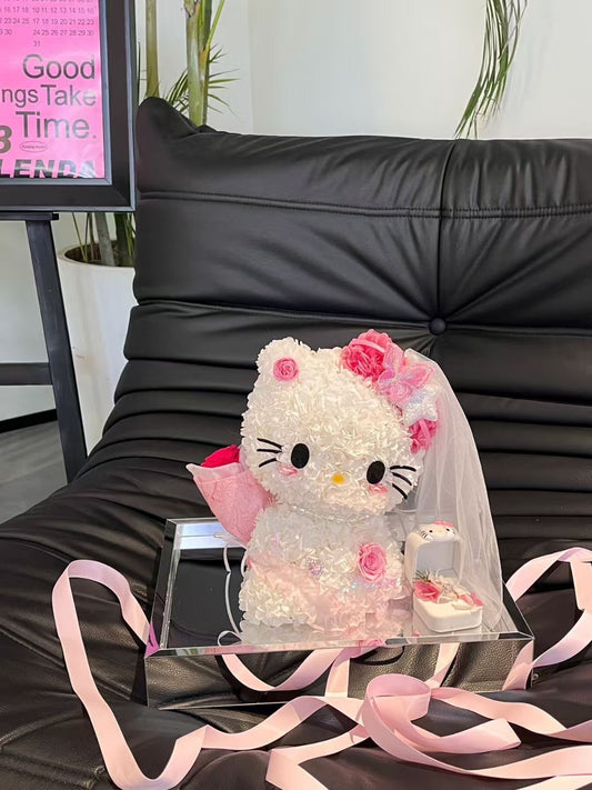 Wedding Kitty 💍 Preserved Flowers Box