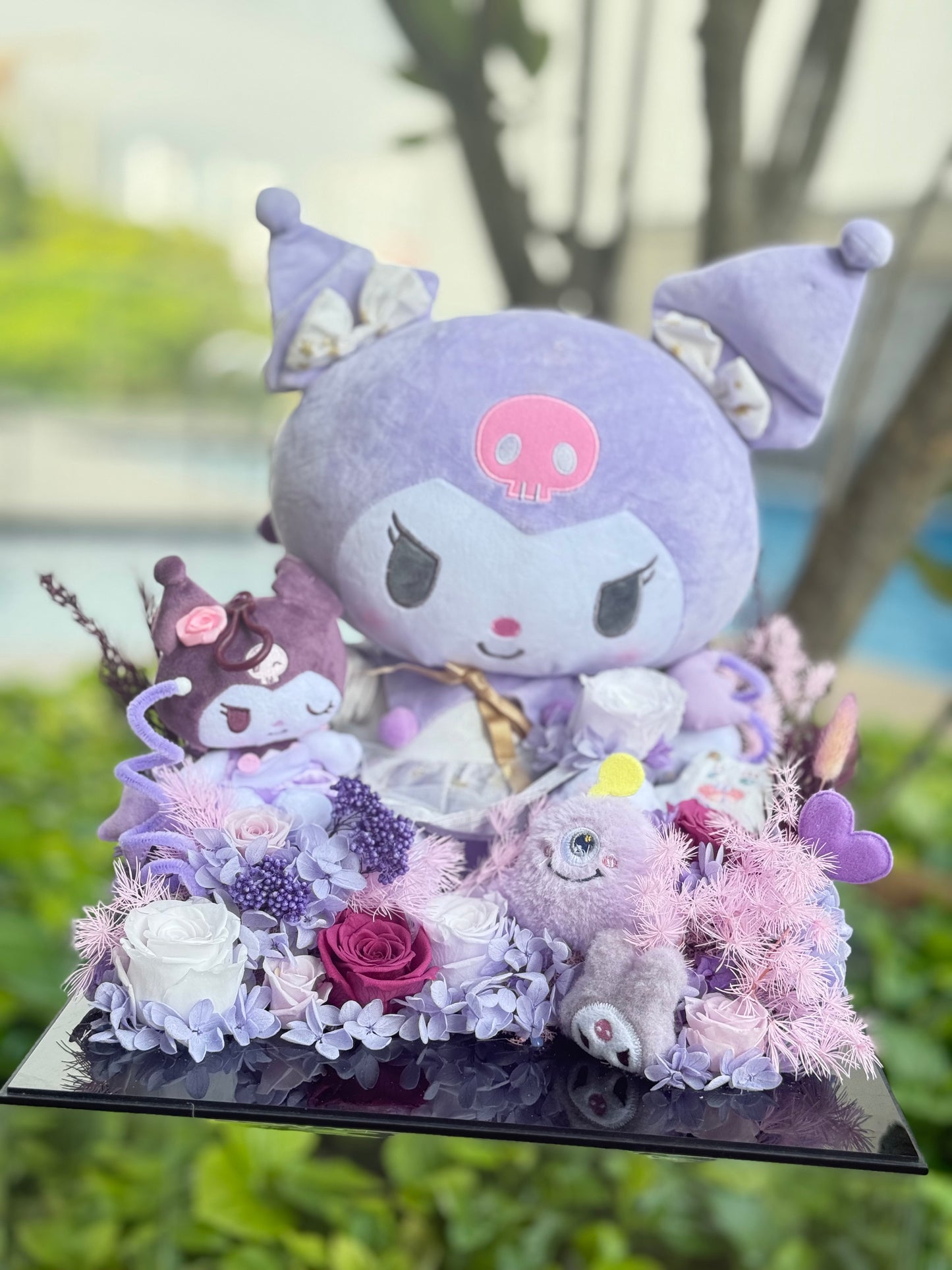 Kuromi Preserved Flowers Garden