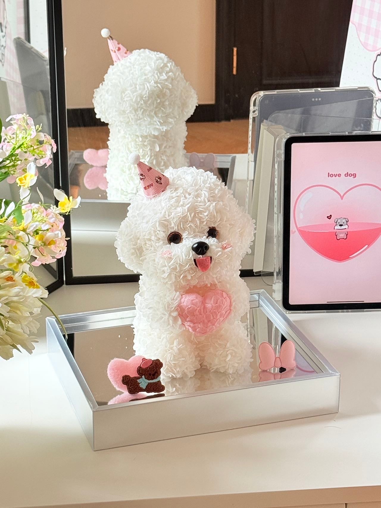 Puppy Love Preserved Flowers Box 💕
