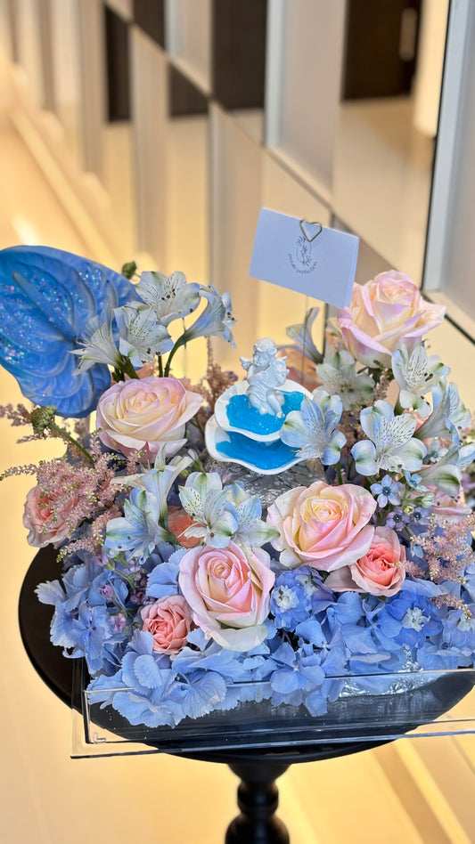 “Make A Wish” Fresh Flowers Box