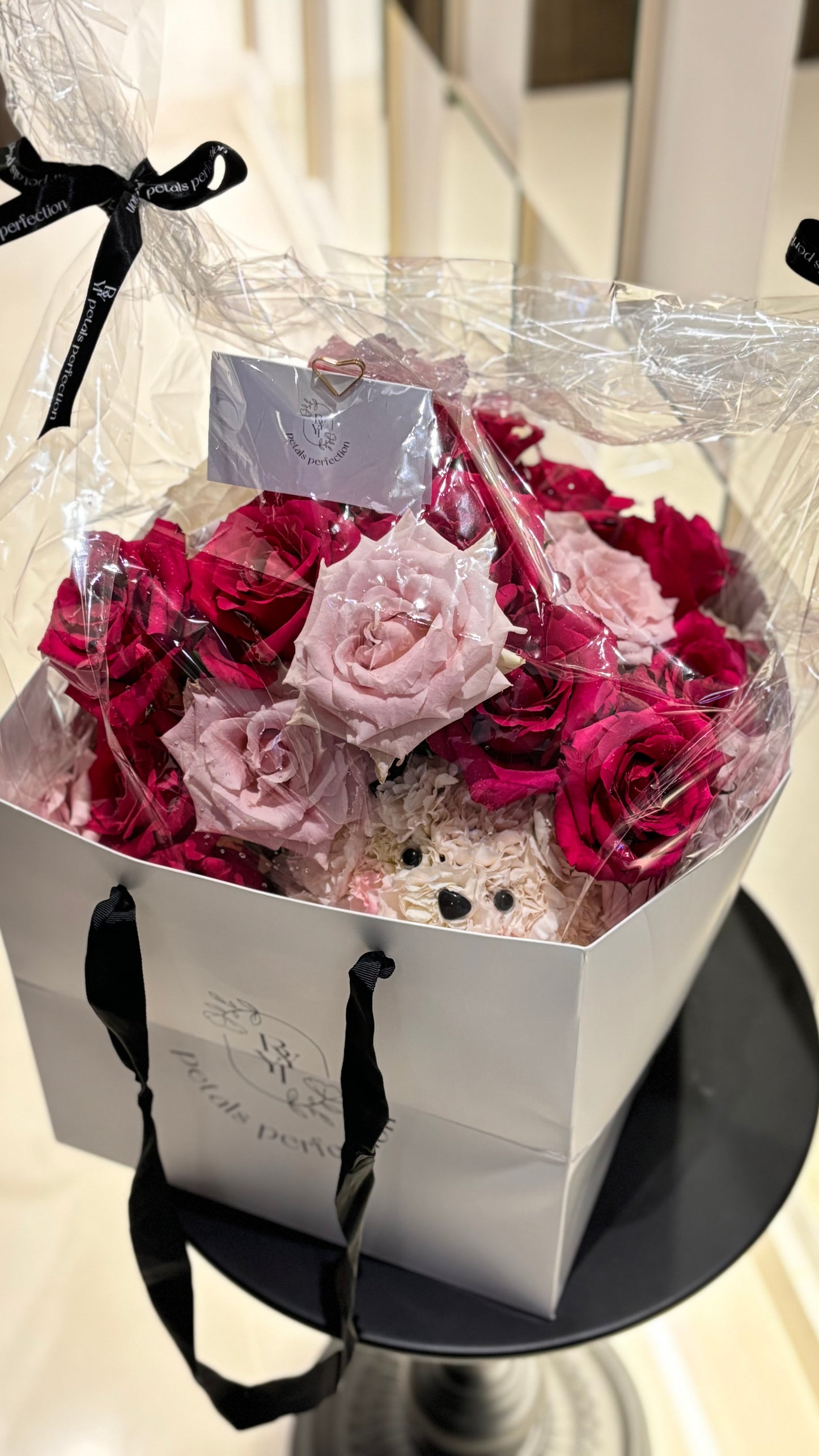 Puppy Love Fresh Roses Box