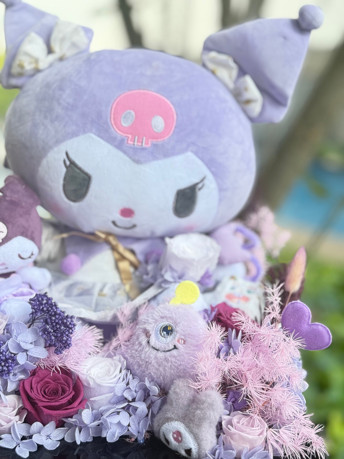 Kuromi Preserved Flowers Garden