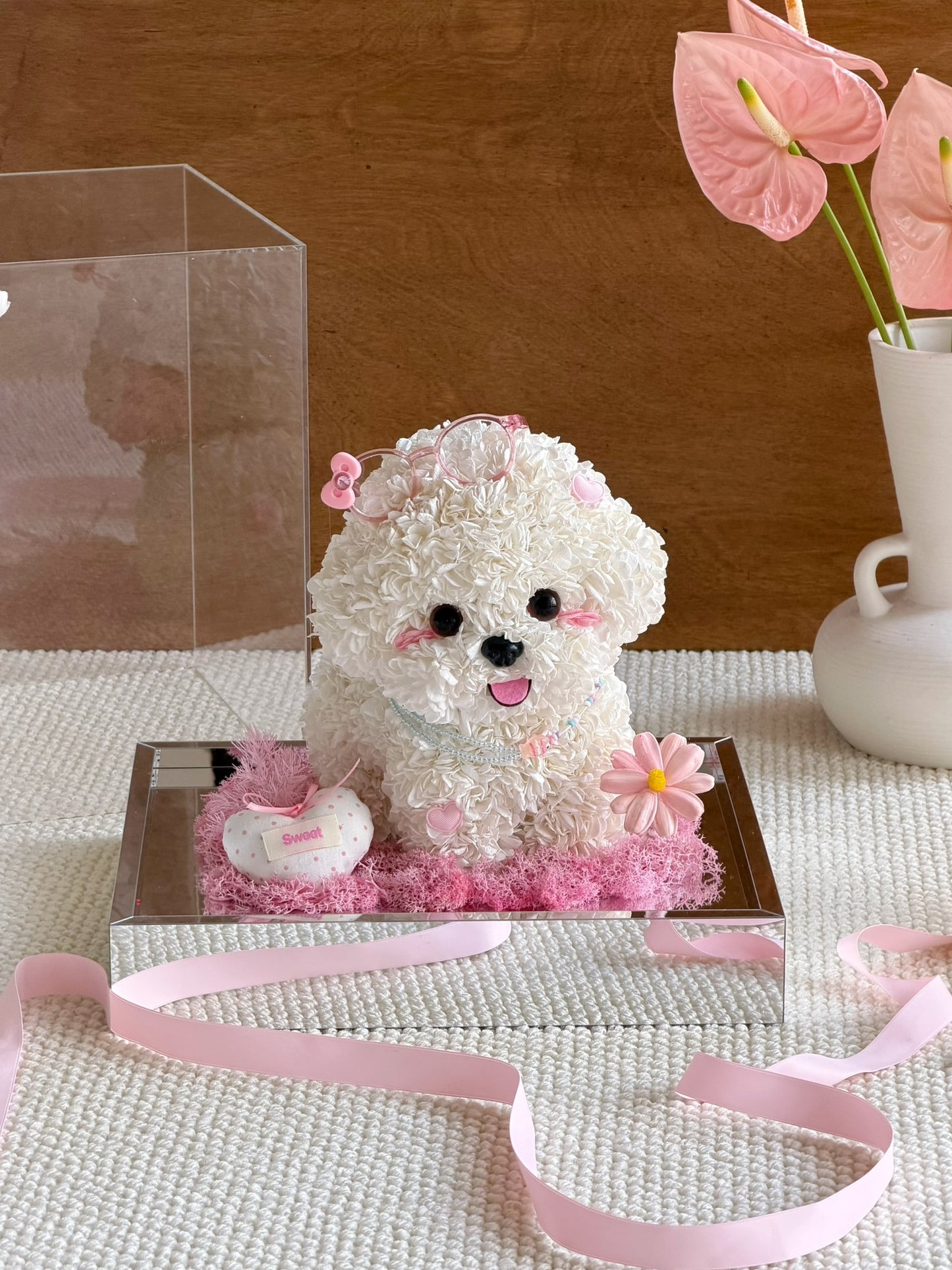 Puppy Love Preserved Flowers Box 👓