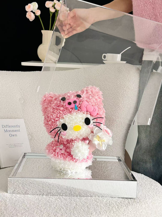 Piggy Kitty🐽 Preserved Flowers Box 🇸🇬 SG In Stock