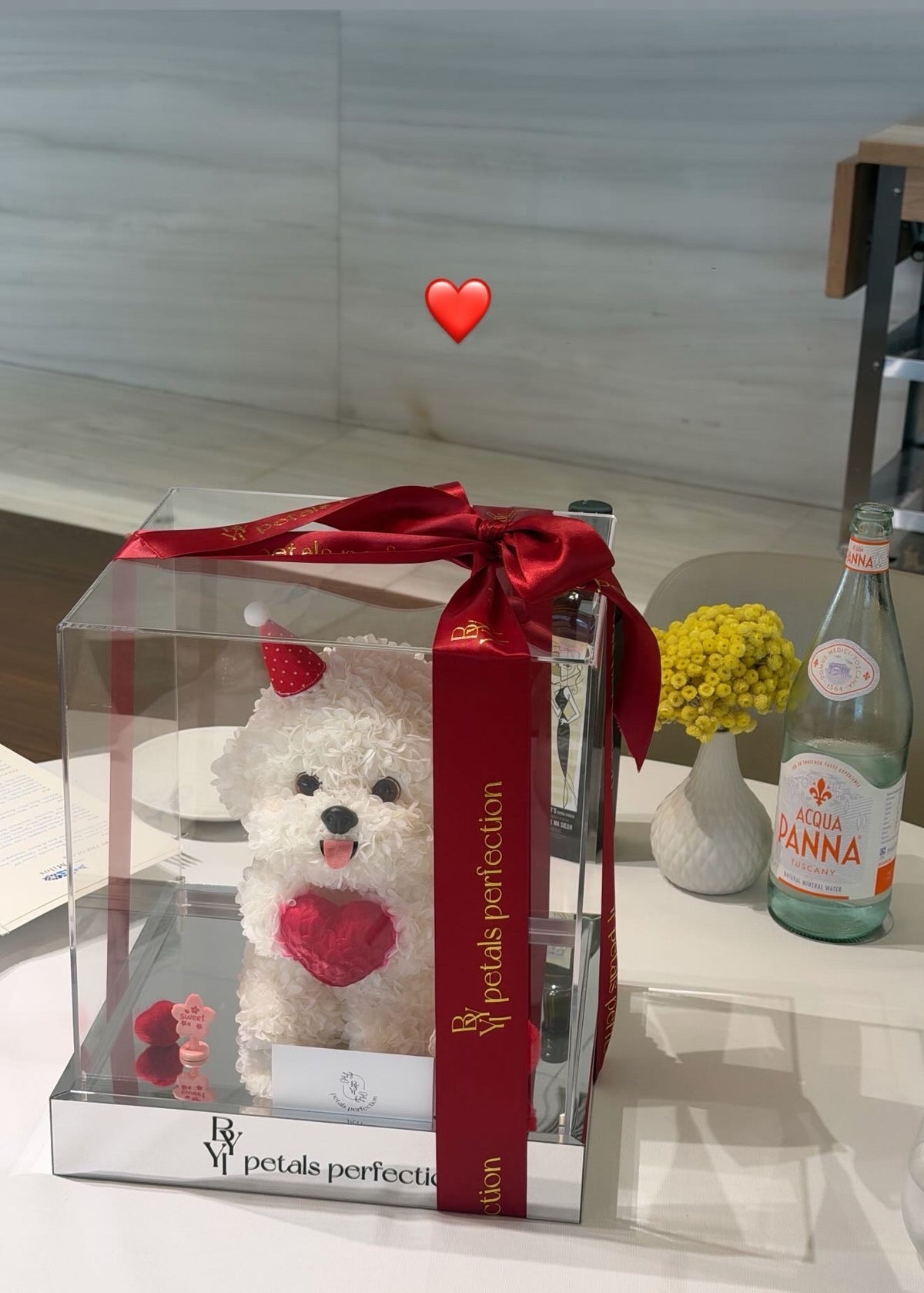 Puppy Love Preserved Flowers Box ❤️