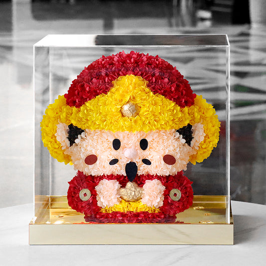 God Of Wealth Preserved Flowers Box 💰