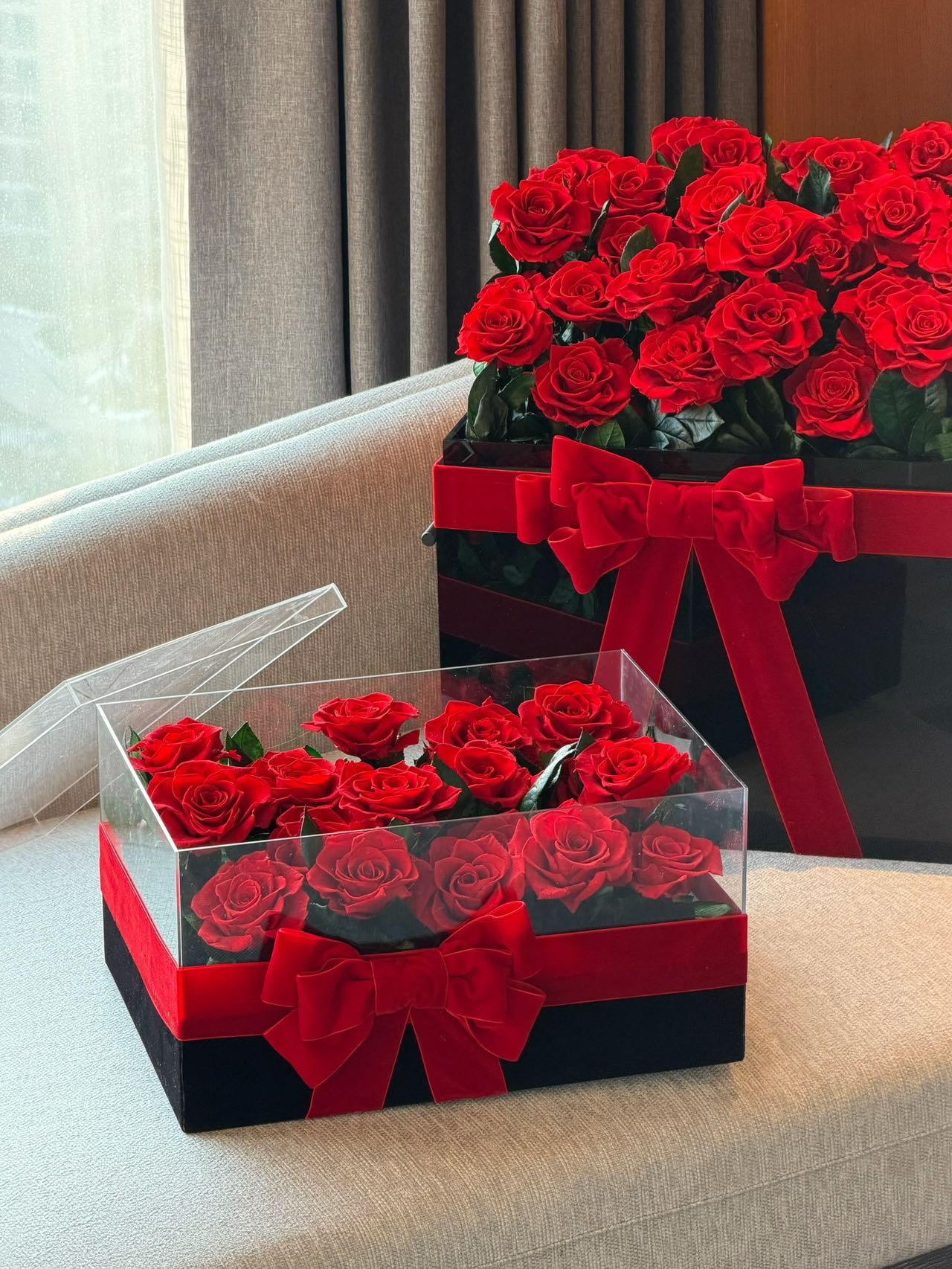 Kenya Roses Sea Preseved Flowers Gift Box - Large Size 🇸🇬 SG In Stock