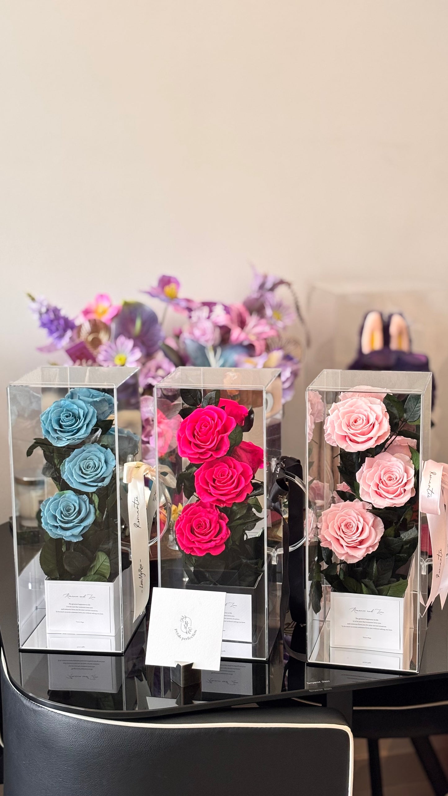 Ecuador Preserved Roses Hand Carry Gift Box 🌹