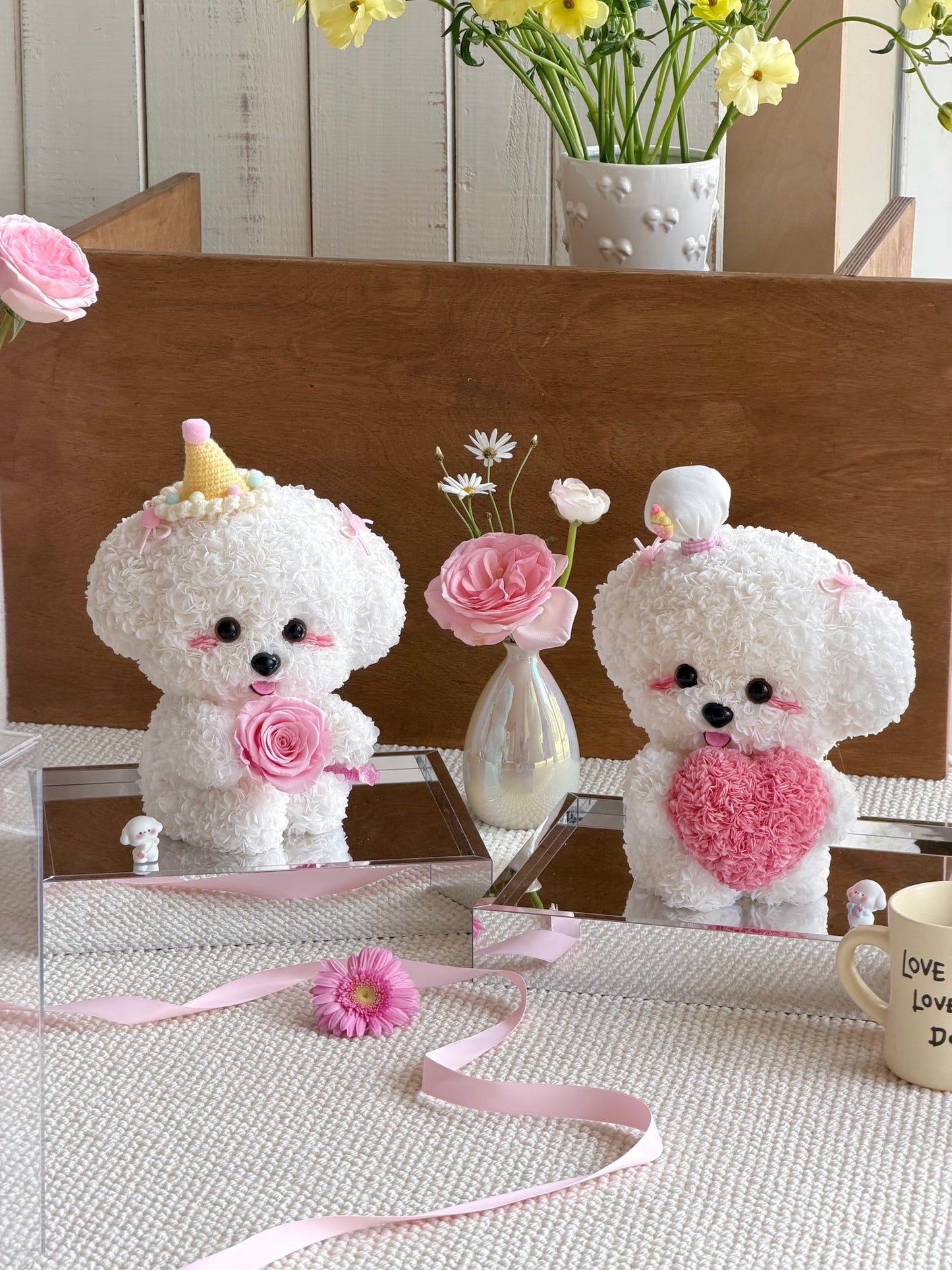 Puppy Love Preserved Flowers Box 🩷