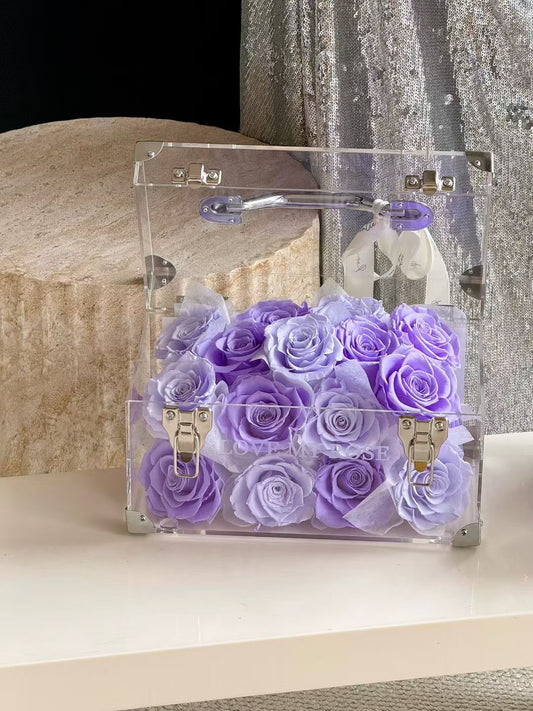 Preserved Roses Garden Purple XS