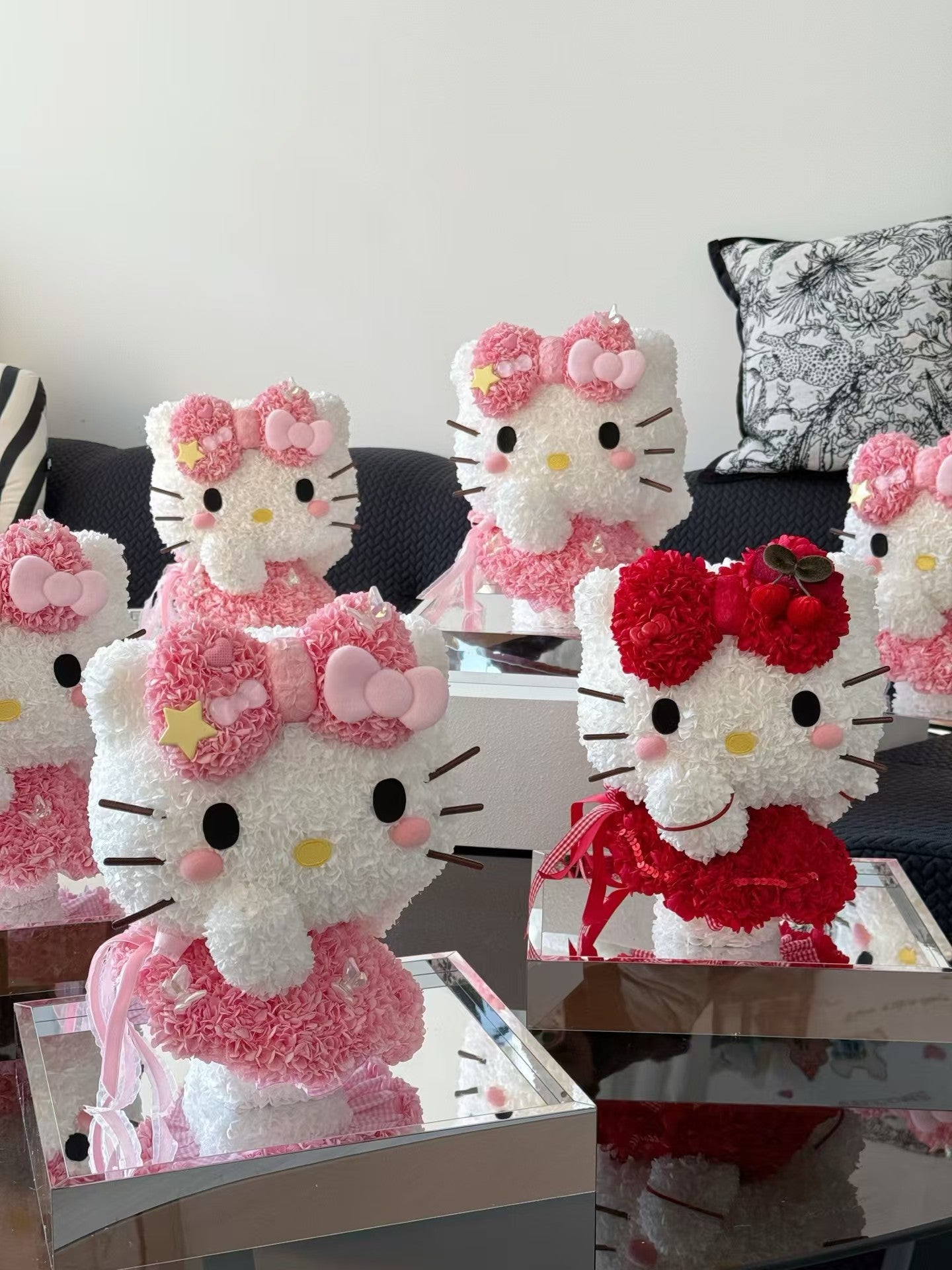 Ballet Kitty 🎀 Preserved Flowers Box 🇸🇬 SG In Stock