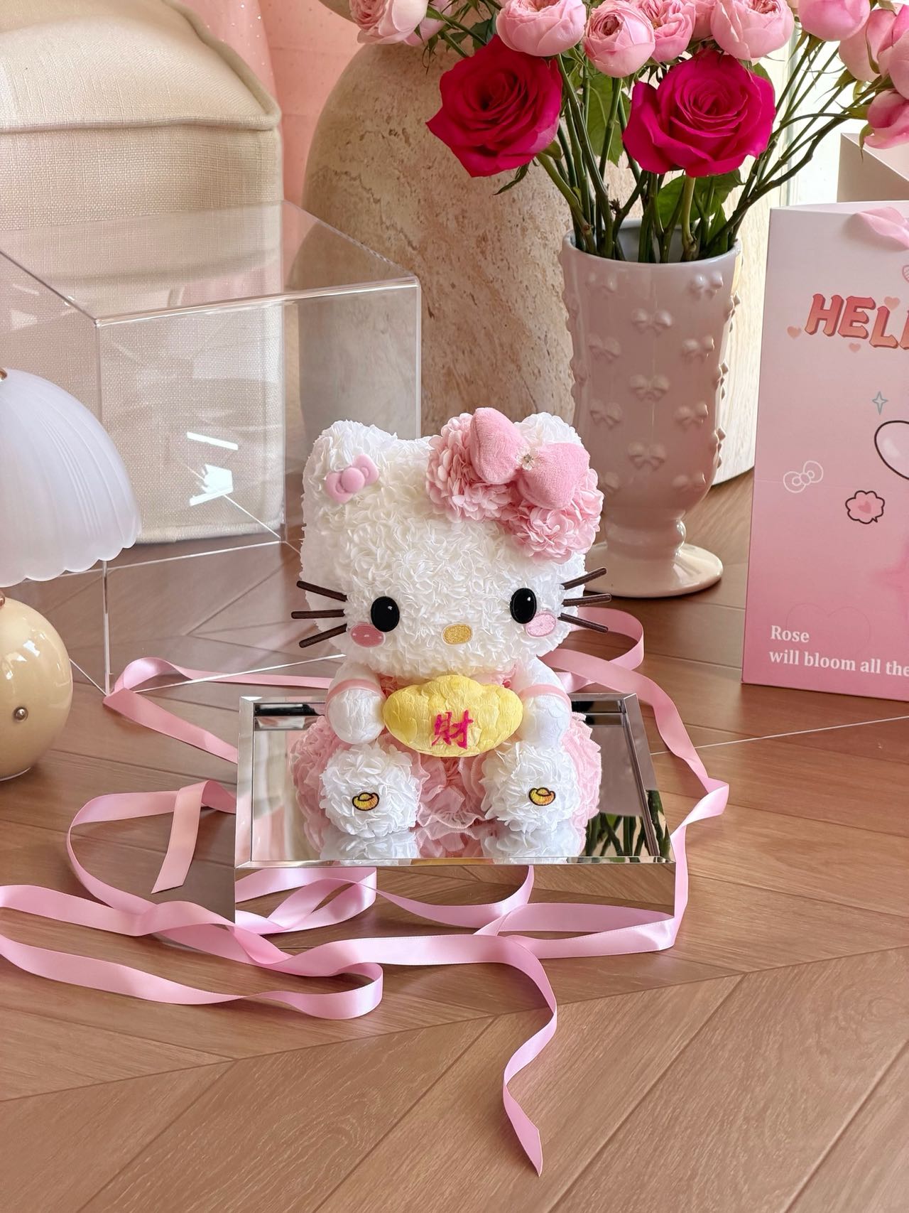 元宝Kitty Preserved Flowers Box 🍀