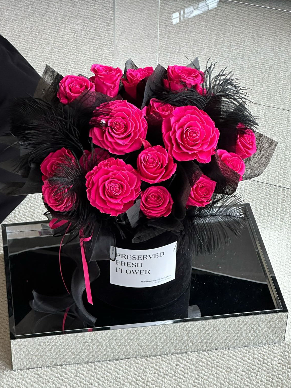 Ecuador Preserved Roses Fur Gift Box 🇸🇬 SG In Stock